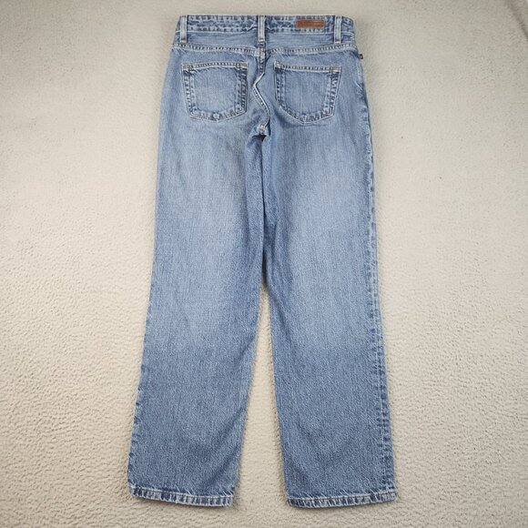 Polo Jeans Ralph Lauren Womens 6 Blue Baggy VTG Saturday Jeans Straight Leg 90's - Picture 2 of 11